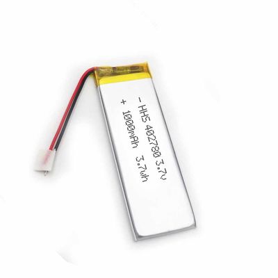 PL402780 UN38.3 CC CV 3.7V 1000mAh Li Polymer Battery